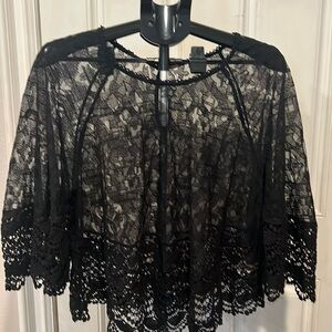 Black flowy blouse